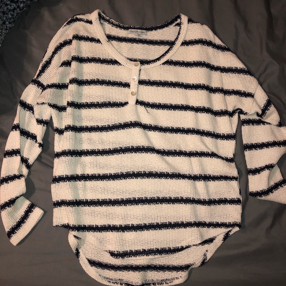 Striped Knit Sweater